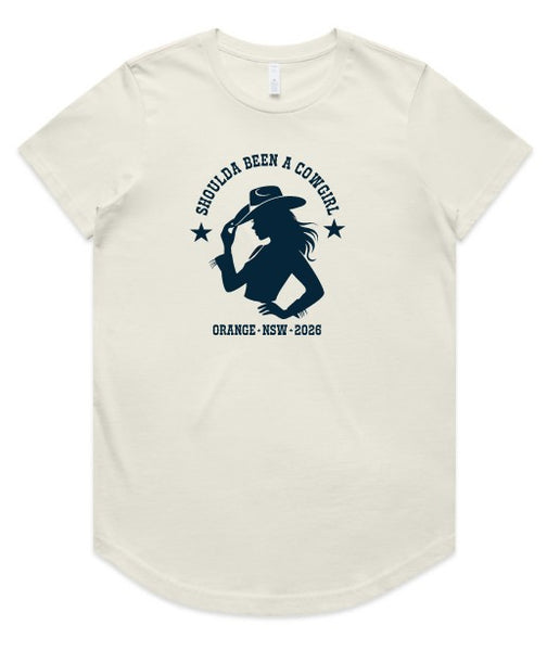Cowgirl Ecru Curve Tee